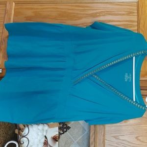 Plus size V neck shirt